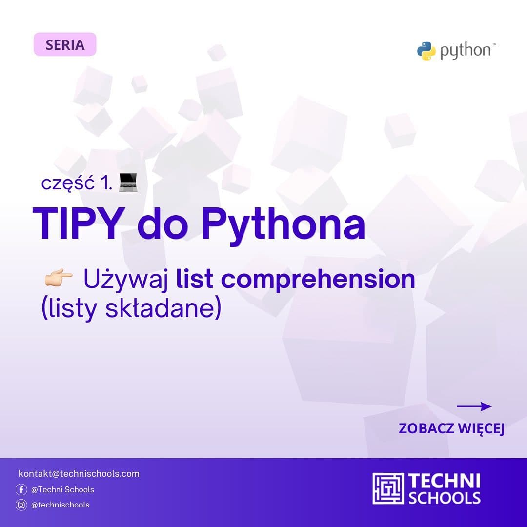 Tipy do Pythona [Część 1.] | Techni Schools