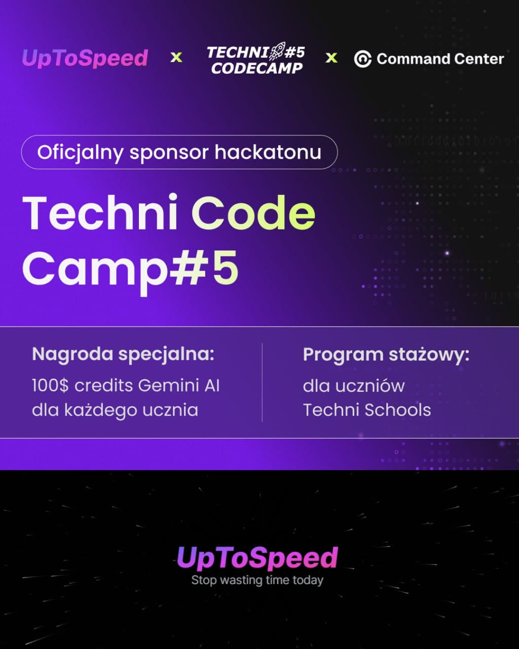 uptospeed-i-commandcenter-sponsorami-techni-code-camp