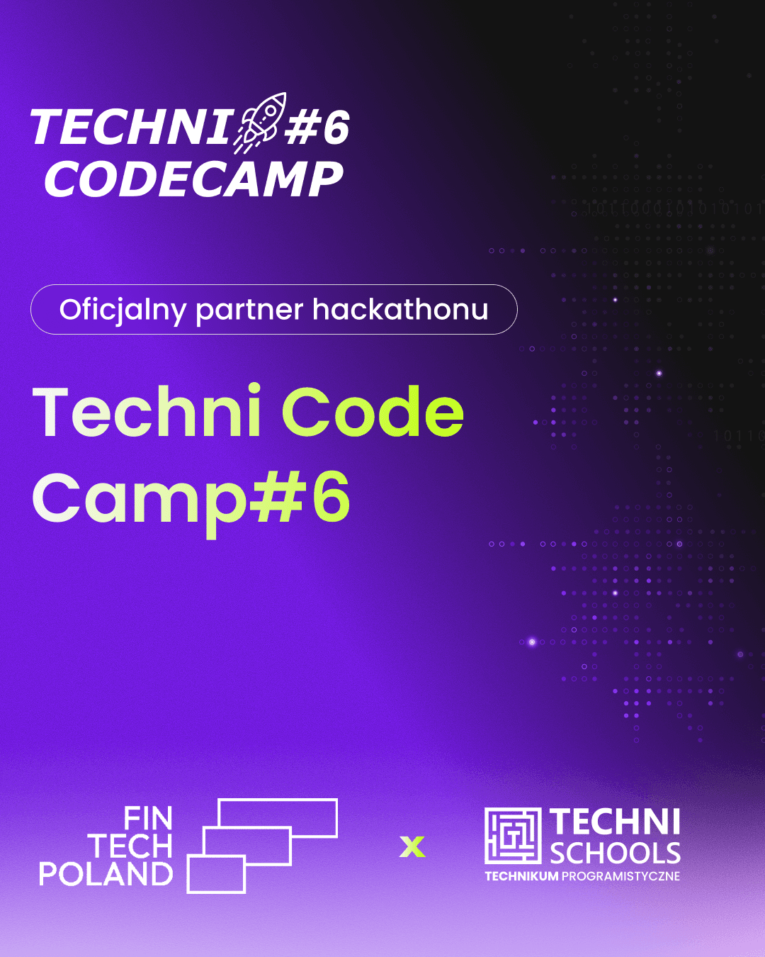 FinTech Poland partnerem Techni Code Camp #6 w Warszawie! | Techni Schools
